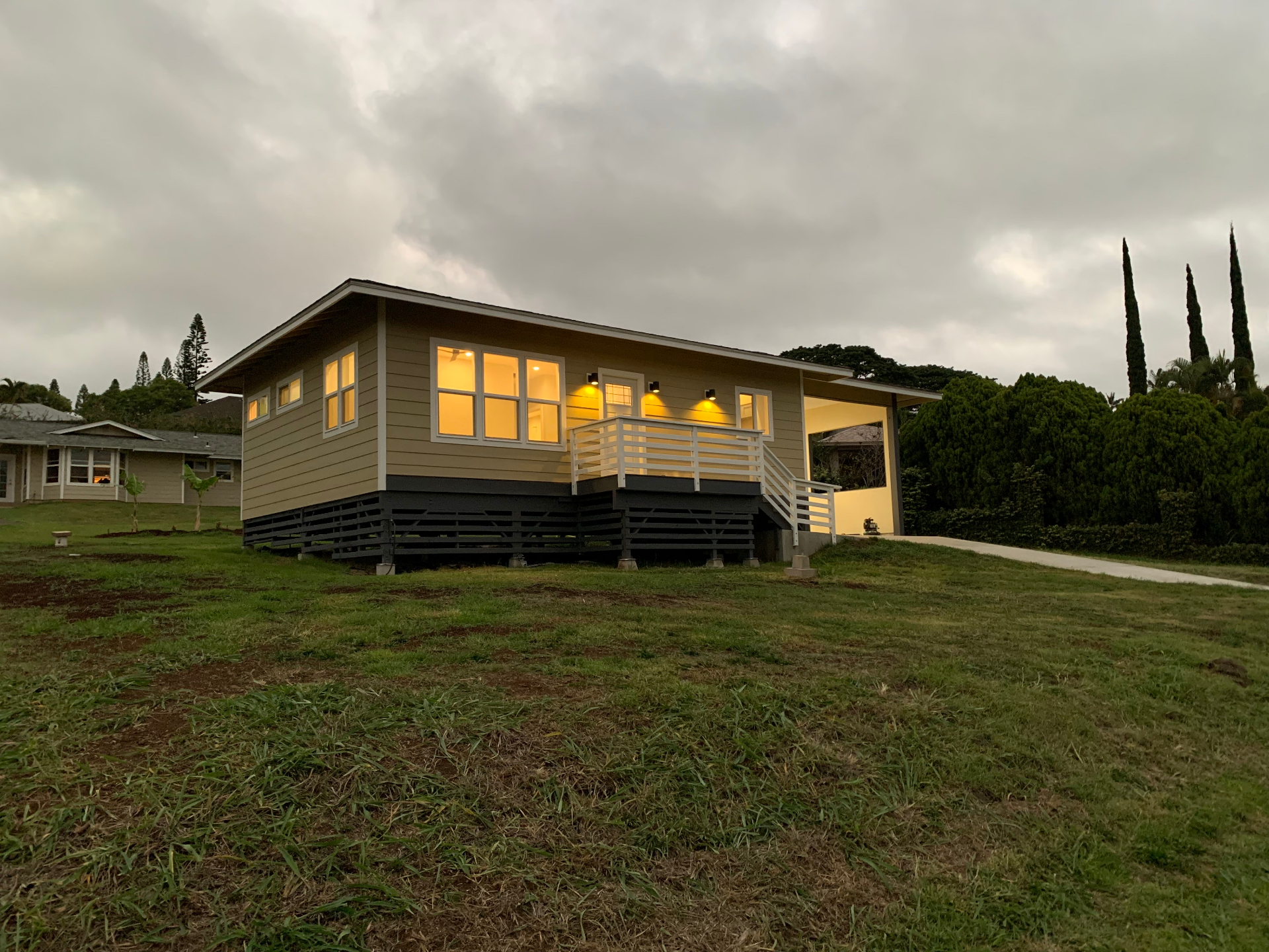 Custom Home with Modern Design